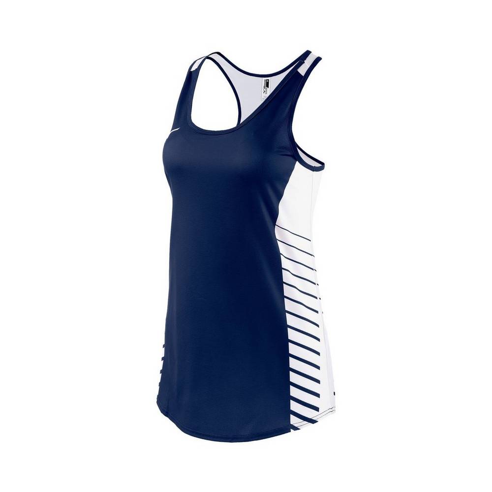 Womens Mizuno Team Tank Top Navy Philippines (AZRLUB023)